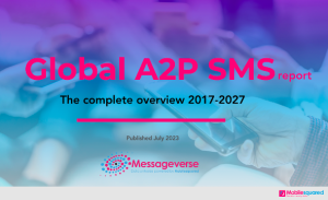 A2P report cover 2017-2027 Global A2P SMS report - the complete overview 2017-2027.